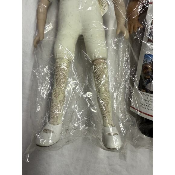 Lot Of 3 Fibre-Craft Doll Native American Black Hair Femal Porcelain Look Doll - Picture 11 of 16